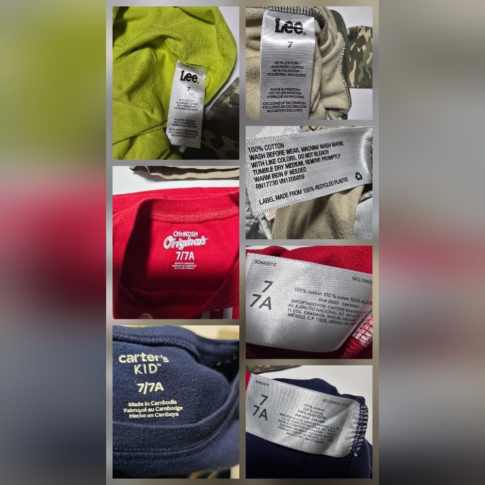 Size 7 Youth Boys Shirts, Short, Pant Bundle - 5 Items - Picture 15 of 16